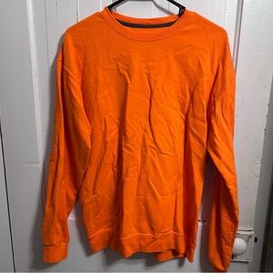 NWOT Athletic Works Men's Vibrant Orange Sweatshirt